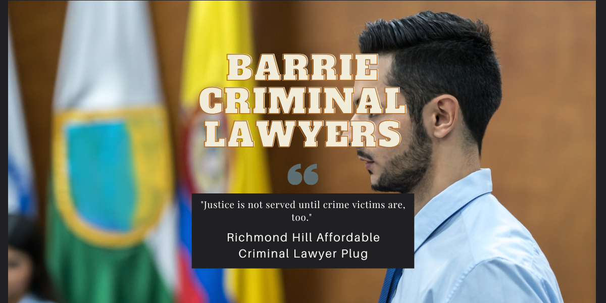 Barrie Criminal Lawyers
