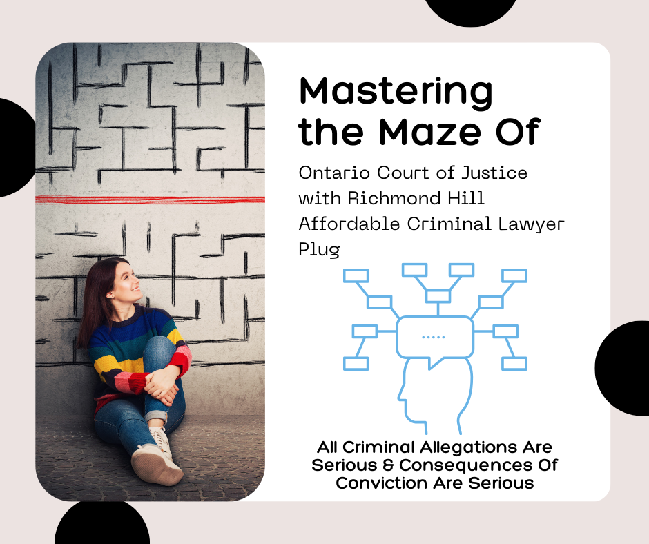Learn from a Mississauga Criminal Lawyer on how to master the maze of Criminal Court. 