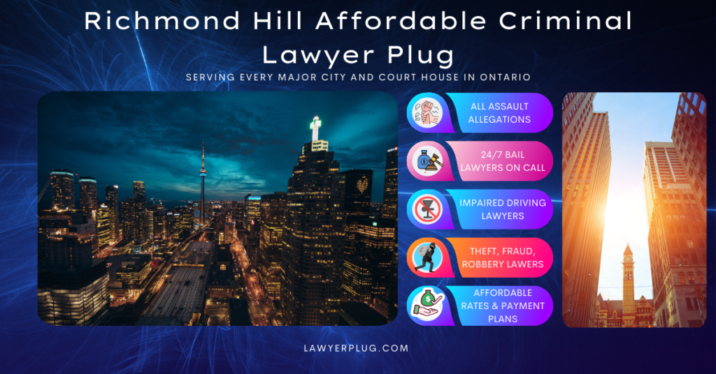 Richmond Hill Affordable have offices in every major city in Ontario and serve clients in ALL court houses in Ontario too.  